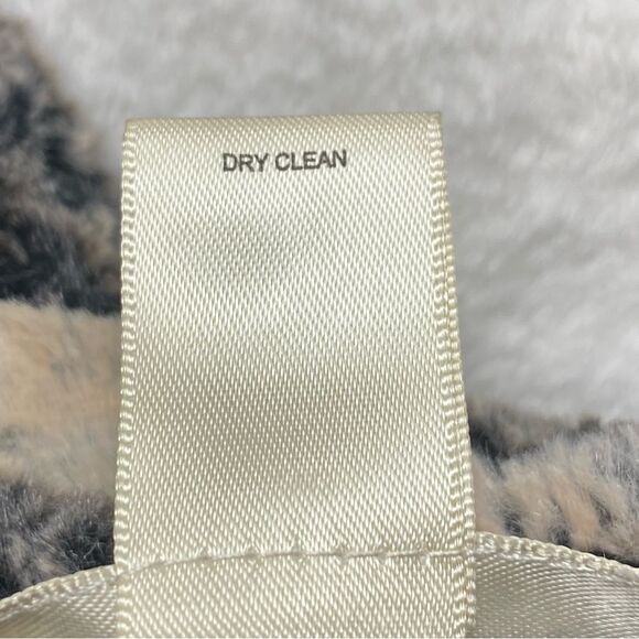 Band Of Gypsies Faux Fur Open Front Jacket Size Medium - Picture 5 of 11